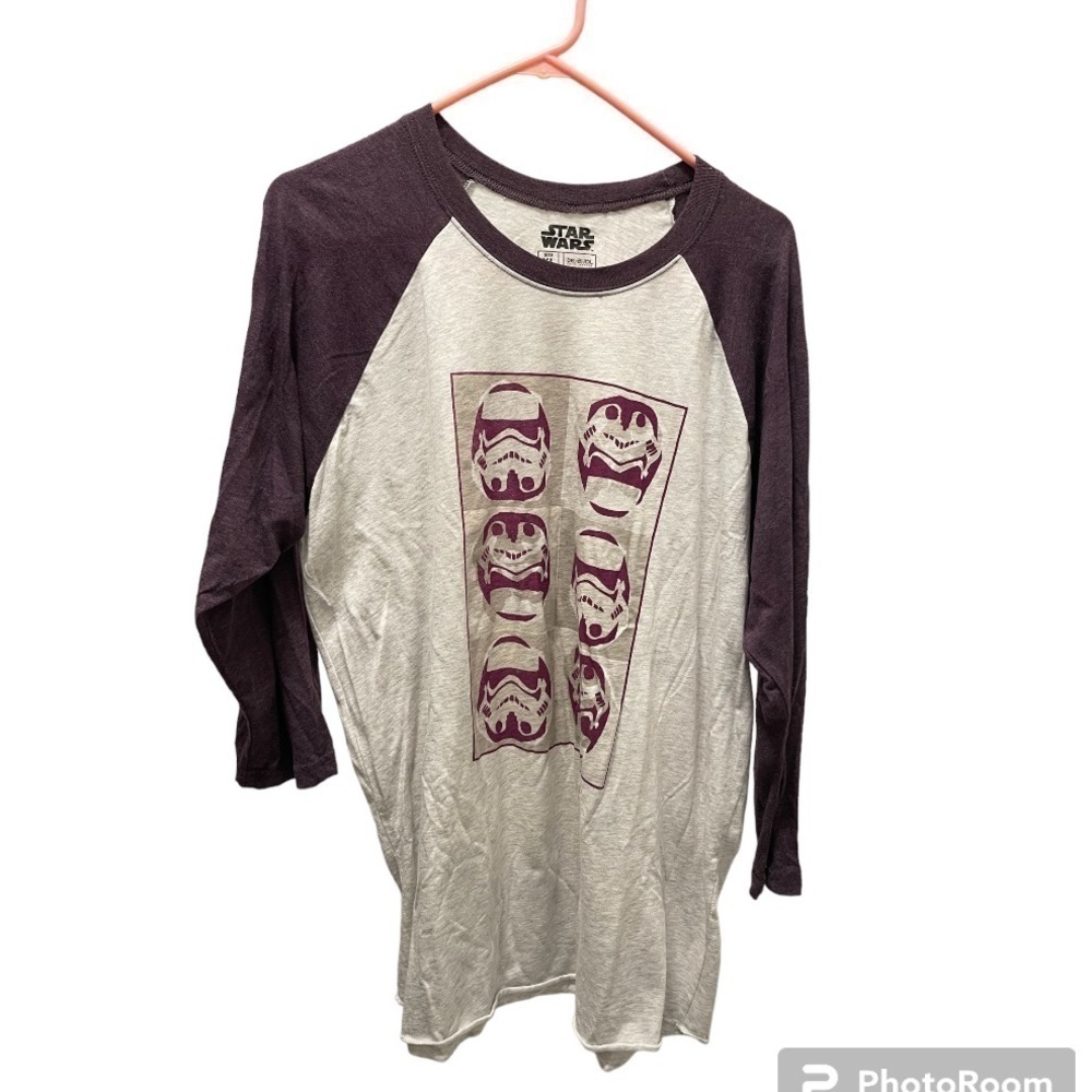 Storm Trooper Pop Art Quarter Length Sleeve Tee